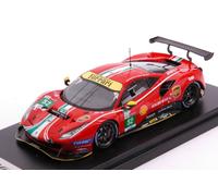 LOOKSMART 1/43 FERRARI 488 GTE EVO 52 LE MANS 2021 BIRD MODELLINO STATICO