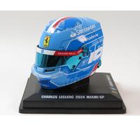 Looksmart helmet Ferrari #16 Charles Leclerc 3rd Miami GP 2024 1/5 LSHEL002