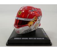 Looksmart helmet Ferrari #16 Charles Leclerc Las Vegas GP 2025 1/5 LSHEL026