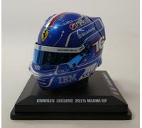 Looksmart helmet Ferrari #16 Charles Leclerc Miami GP 2025 1/5 LSHEL014