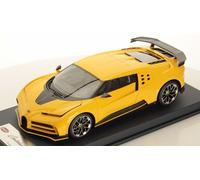 LOOKSMART LS18025C BUGATTI CENTODIECI PRODUCTION VERSION YELLOW 1:18 Modellino