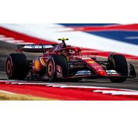 LOOKSMART LSF1068 FERRARI SF-24 N.55 2nd AUSTIN GP 2024 C.SAINZ 1:43 Modellino