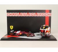 Looksmart set Ferrari SF-25 #16 Charles Leclerc Abu Dhabi GP 2025 1/43 LSSET02S