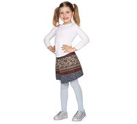 looksy Calzamaglia per ragazze acriliche calde Coprenti con piedini leggeri Collant per abiti da ballo per uniformi scolastiche spesse, Azzurro 3/4 anni (98/104 cm)