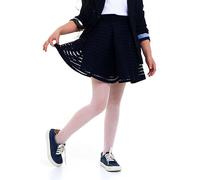 looksy Collant a rete da ragazza Collant a rete resistente Comodo motivo a rete con piccoli diamanti Calze alla moda Festa scolastica di danza Lena, Bianco 5-6 anni (110-116 cm)