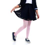 looksy Collant a rete da ragazza Collant a rete resistente Comodo motivo a rete con piccoli diamanti Calze alla moda Festa scolastica di danza Lena, Rosa 9-10 anni (134-140 cm)