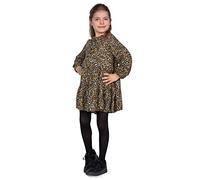 looksy Collant da ragazza tinta unita 40 den in morbida microfibra opaca collant con piedi per bambini casual danza scuola balletto età 3-12 anni, nero, 5-6 Years
