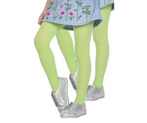 Looksy, confezione da 2 paia di collant opachi per ragazze, in microfibra morbida, 40 DEN, con piede, calze per bambini, per danza, scuola, balletto, adatti per età 3-12 [Prodotto in Italia], 7-8