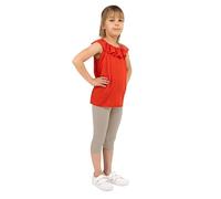 looksy Leggings per Ragazze - Pantaloni Estivi Capri Stile Basic 19 Colori Non Trasparenti Comodi da Indossare Tutti i Giorni Tessuto di Cotone Morbido e Traspirante Taglie da 3 a 13 Anni