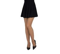 Looksy Trocadero collant classici italiani da donna 20 denari, collant monocromatici, trasparenti, naturali, bronze, XL