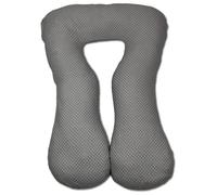 loolay® XXXL Still cuscino tipo a tipo U cuscino 330 cm cuscino cuscinetto per cuscino gravidanza Relax Ink.Federa Modello: puntini Mini Grigio