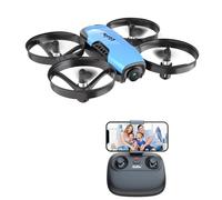 Loolinn | Drone Giocattolo con Telecamera, Regalo per Bambini(DA 8 anni in su) - Mini Quadricottero Radiocomandato, Sicuro Da Far Volare, Due Batterie, Certificazione Approvata C0 (Idee Regalo)