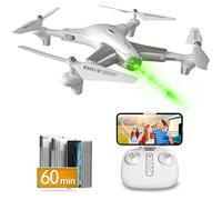 Loolinn | Droni Quadricotteri con Telecamera HD per Bambini come Regalo - Tecnologia di Posizionamento Ottico, Volo Molto Stabile, 60 Minuti di Volo, Tre batterie (Regalo per i Bambini)