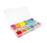 Loom case kit: valigetta con 2000+ elastici colorati per creare braccialetti e accessori fatti a mano - crea mania