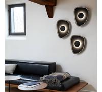 LOOM DESIGN Applique a LED Cozy, nera, feltro, 40 x 31 cm 853-003