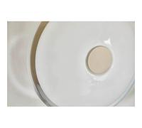 LOOM DESIGN applique a LED Solene, bianca, vetro, Ø 20 cm LOOM DESIGN