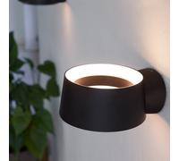 Loom Design Applique da parete Cookie – LED, alluminio Ø 15 cm – Nero