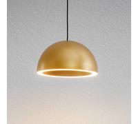 LOOM DESIGN Lampada a sospensione a LED Curve in alluminio color oro Ø 14 LOOM DESIGN