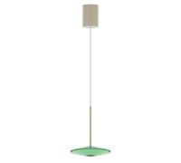LOOM DESIGN lampada LED a sospensione a sospensione Solene, verde, vetro, Ø 20 LOOM DESIGN