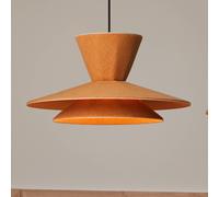 LOOM DESIGN Lampada LED a sospensione Morphic, gialla, feltro, Ø 50 cm LOOM DESIGN