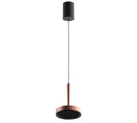 LOOM DESIGN Lampada LED a sospensione Nyx P1, bronzo, alluminio LOOM DESIGN