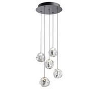 Loom Design Lampadario A Lampadario Ghiaccio 5 Trasparente