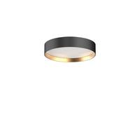 Loom Design LUCIA 35 Plafoniera/Applique Nera/Oro, 18W, 2700K