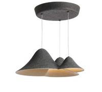 Loom Design Panorama Lampada A Sospensione Piccola Nera/Grigia