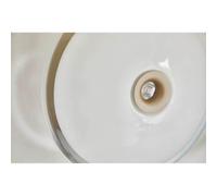 LOOM DESIGN plafoniera LED bianca, grigia, vetro, Ø 20 cm LOOM DESIGN