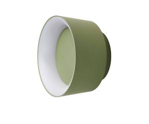 LOOM DESIGN Plafoniera LED Cookie, alluminio verde Ø 15 cm LOOM DESIGN