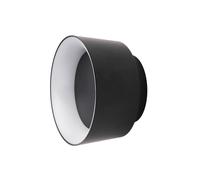 LOOM DESIGN Plafoniera LED Cookie nero alluminio Ø 15 cm LOOM DESIGN