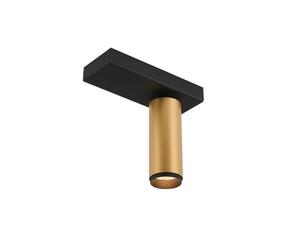 LOOM DESIGN plafoniera LED X-Beam, 1 luce, nero/oro LOOM DESIGN