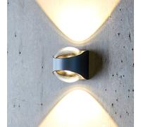 LOOM DESIGN Saga applique da esterno up/down nero LOOM DESIGN