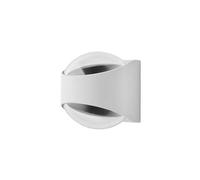 LOOM DESIGN Saga Lampada da parete per esterni a LED su/giù, bianco LOOM DESIGN