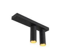 Loom Design Faretto da soffitto X-Beam 2 luci LED Nero/Oro