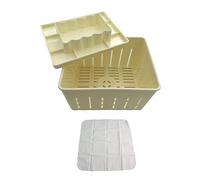 LOOMIKKE Kit di stampi per la produzione di tofu fatti in casa in plastica fai da te Kit per la produzione di tofu Set di stampi per pressatura di soia Materiale plastico per la cucina