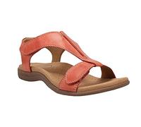 LOOMLO Sandali ortopedici , Comodi Sandali ortopedici da Donna Supporto per Arco Piattaforma Piatta Sandali Casual da Spiaggia,37, Orange