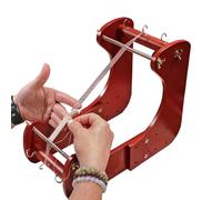 Loomm Bands Kit - 19,5 - 26,9 cm | Telaio regolabile per perline | Macchina per perline in legno | Strumento per la creazione di gioielli con design ergonomico inclinabile per la creazione di gioielli