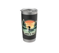 Loon-A-Tic Uccello Spirito Animale Bicchiere termico in acciaio inox doppia parete
