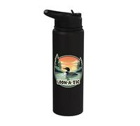 Loon-A-Tic Uccello Spirito Animale Stainless Steel Insulated Water Bottle