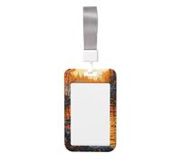 Loon Birds - Porta badge scorrevole in plastica dura, per infermieri e ufficio