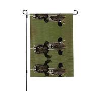 Loon Nature Bird - Bandiera da giardino double-face, 71,1 x 101,6 cm (leggera), vivace stampa su tutta la superficie, decorazione per cortile, giardino, terrazza o portico