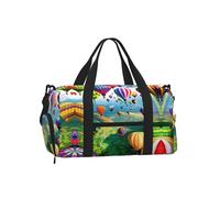 Loon Nature - Borsa a tracolla per sport, perfetta per viaggi, campeggio e attività all'aperto, Palloncini ad aria calda., One Size