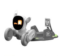 Loona: Your Adorably Intelligent Petbot - Chat GPT-4o abilitata con comando vocale e riconoscimento gestuale, regalo per ragazzi e ragazze 2024 - V20 - con dock di ricarica