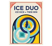 Looney Labs Gioco da tavolo Ice Duo di alta qualità Ice Dice e Twin Win 2 giocat