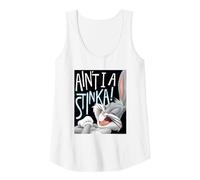 Looney Tunes Bugs Bunny Ain't I a Stinka! Canotta, Donna, Bianco, M
