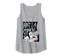 Looney Tunes Bugs Bunny Ain't I a Stinka! Canotta, Donna, Grigio Melange, XL