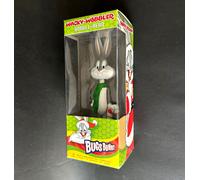 Looney Tunes BUGS BUNNY Bobble-Head Di Natale 15Cm Funko Wacky Wobbler