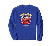 Looney Tunes Bugs Bunny What's Up Doc Felpa, Unisex per Adulti, Blu Reale, L