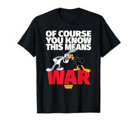 Looney Tunes Bugs Daffy This Means War Maglietta